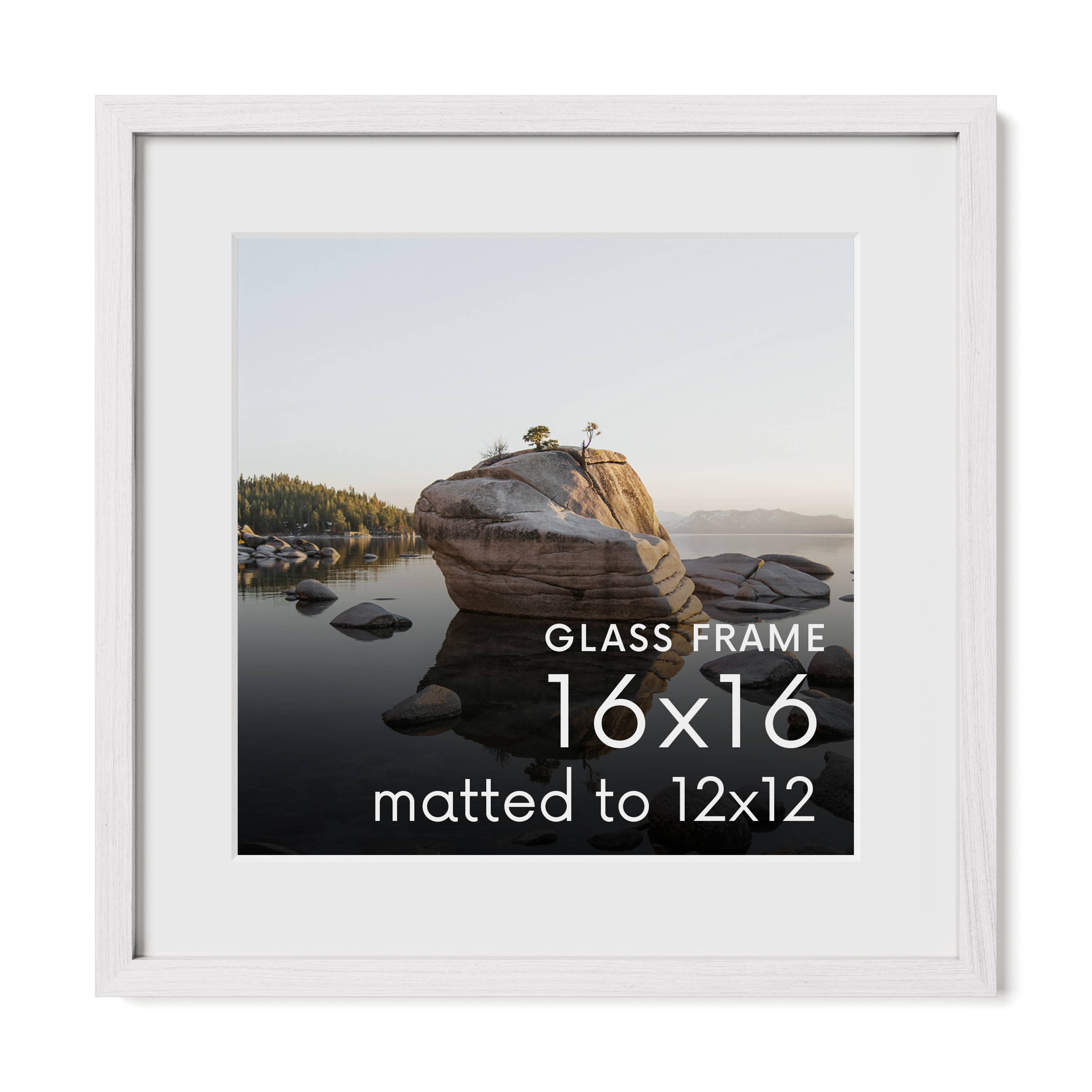Haus and Hues - Wholesale Picture Frame - White Oak Frame with Glass13