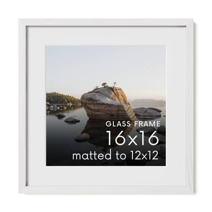 Haus and Hues - Wholesale Picture Frame - White Oak Frame with Glass13