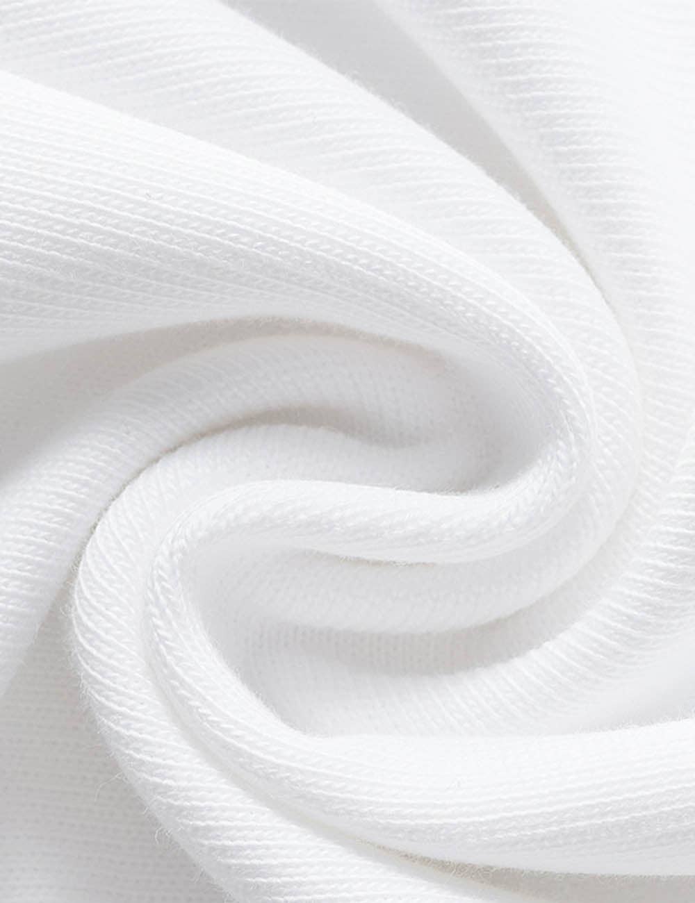 Ladies White Round Neck Long Sleeves T-Shirt for wholesale on Faire2