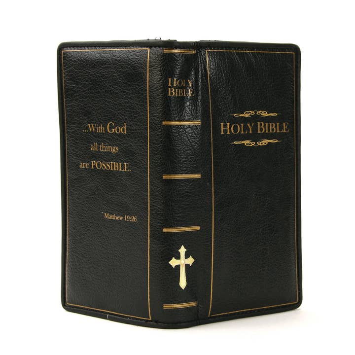 COMECO INC - Wholesale Wallet - Women's - Holy Bible Wallet in Vinyl Material