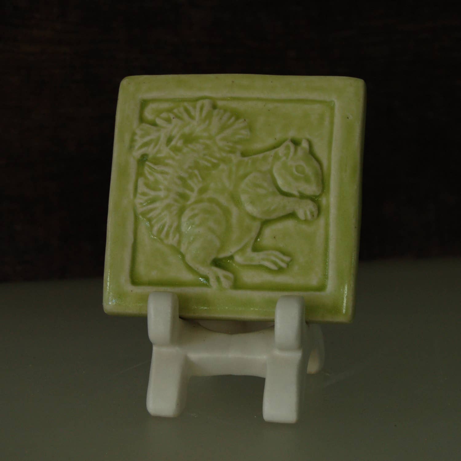 Whistling Frog Tile Inc. - Wholesale Wall Tile - Fred the Squirrel Art Tile 4x4"3