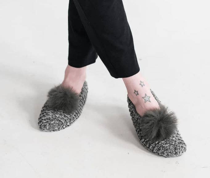 Pudus - Venta al por mayor Zapatillas para casa - Mujer - PANTUFLAS DE BAILARINA RECICLADAS4