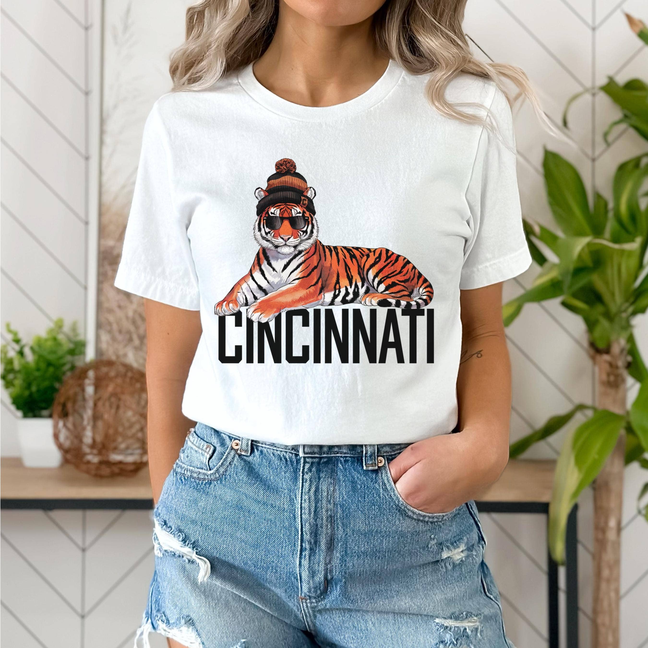 Hello Team Spirit – wholesale Tunika - Dam – Cincinnati Fotboll Vintage Comfort Colors T-shirt0