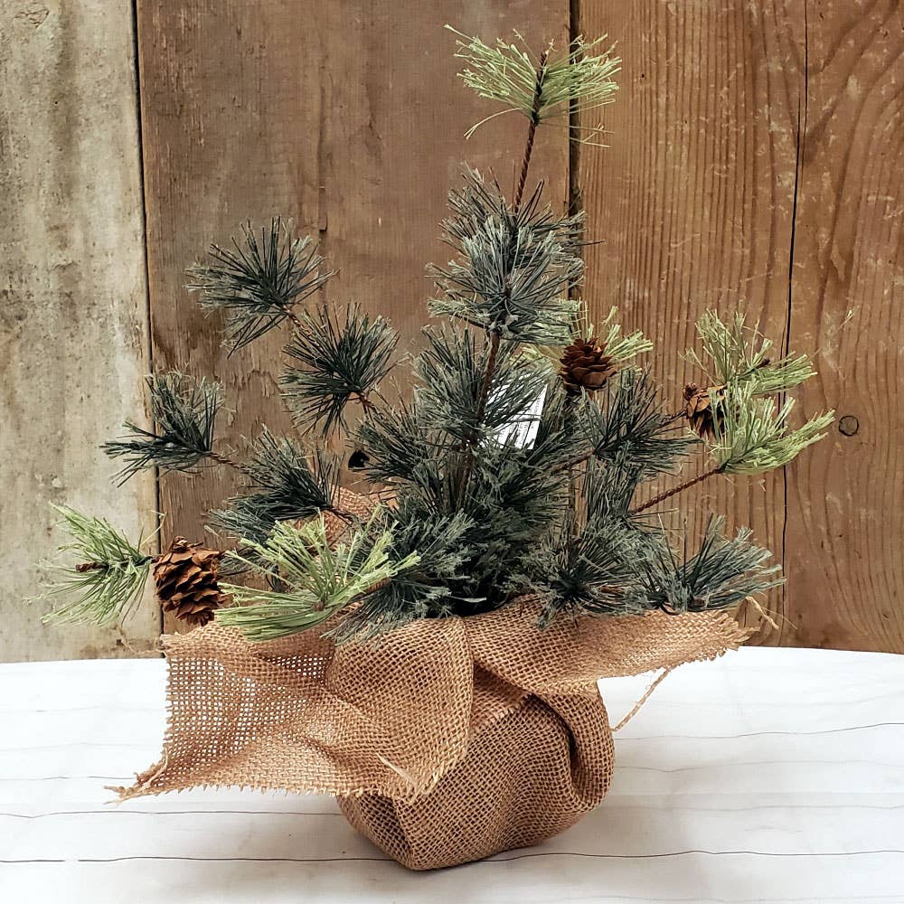 A.T. Imports - Wholesale Artificial Christmas Tree - 12" Smokey Mountain Pine Tree0