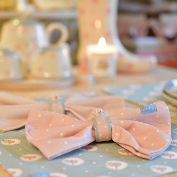 Set da 4 anelli portatovaglioli con uccello per la vendita all'ingrosso da parte di Vero's World