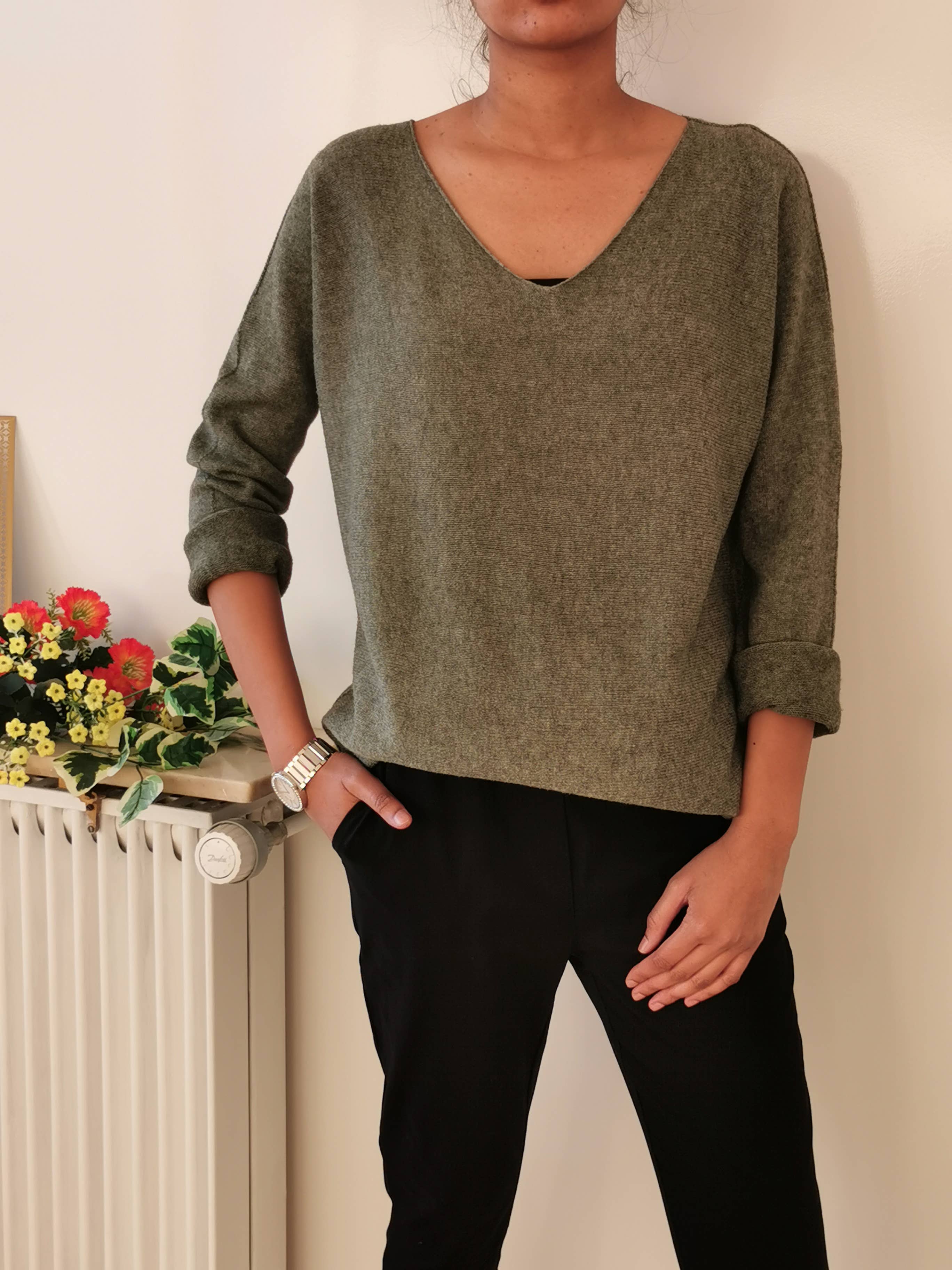 ZAFA PARIS - Wholesale Knit Sweater - Women's - 16FZ0H811-High quality seamless mesh sweater.4