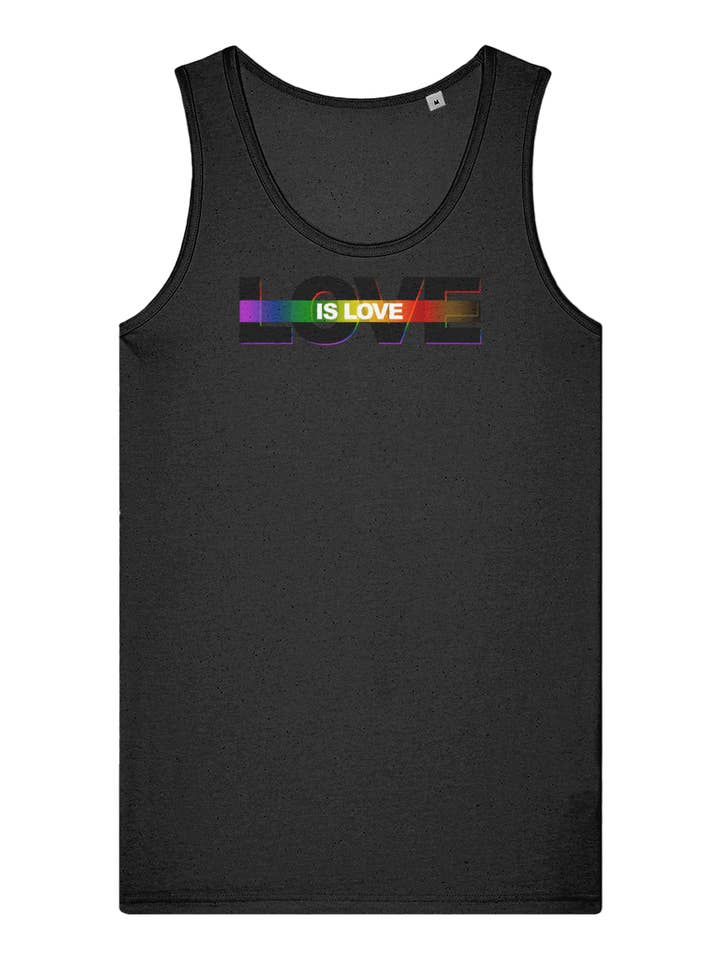 Débardeur Bio Love is Love pour la vente par Unapologaytic
