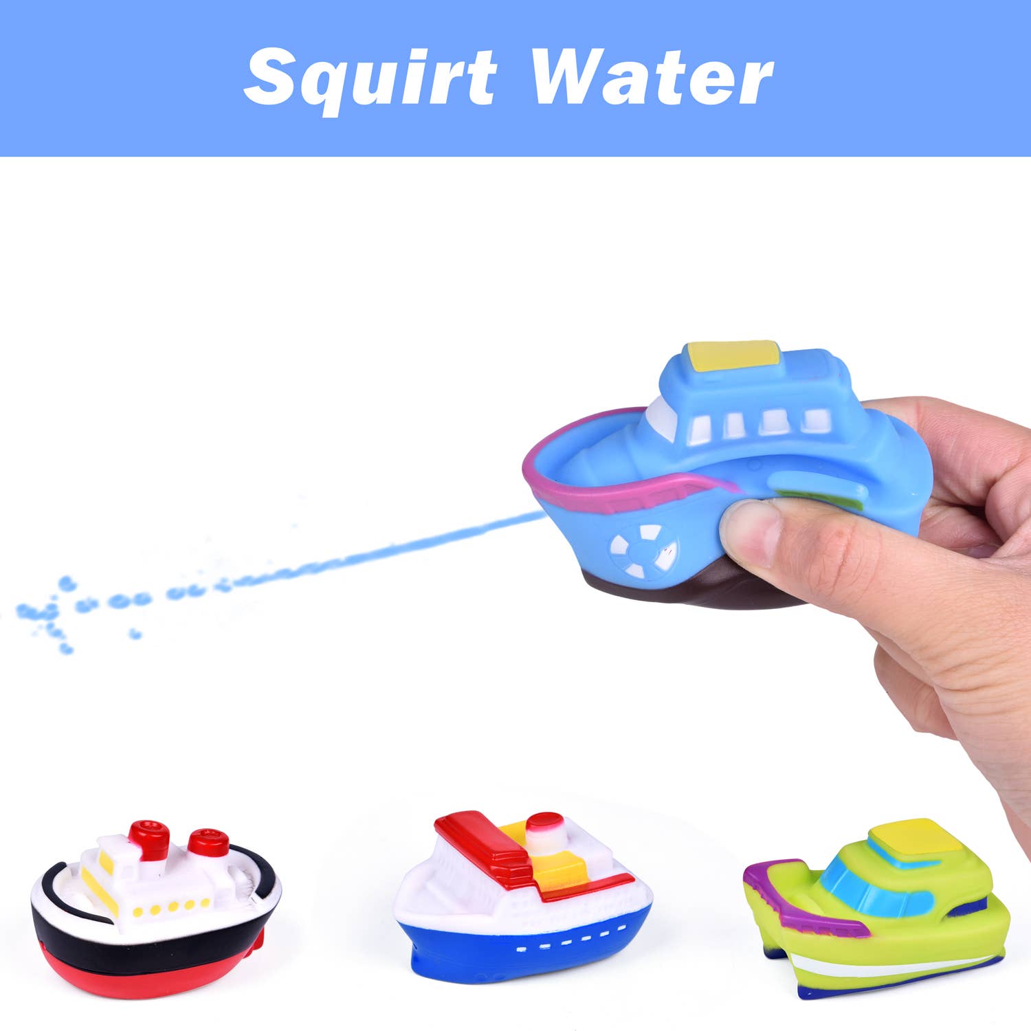 Fun Little Toys - Wholesale Bath Toy - Baby - Toy Boat Bath Toys for Toddlers with 4 Cars Toys5