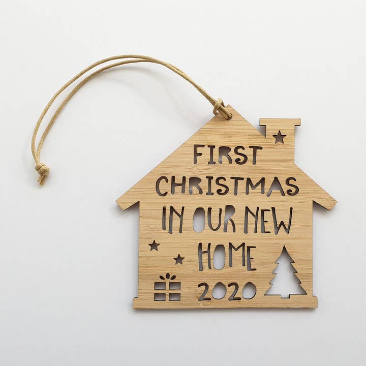 First Christmas in our new home Christmas Decoration for wholesale by Little Birdy Finds