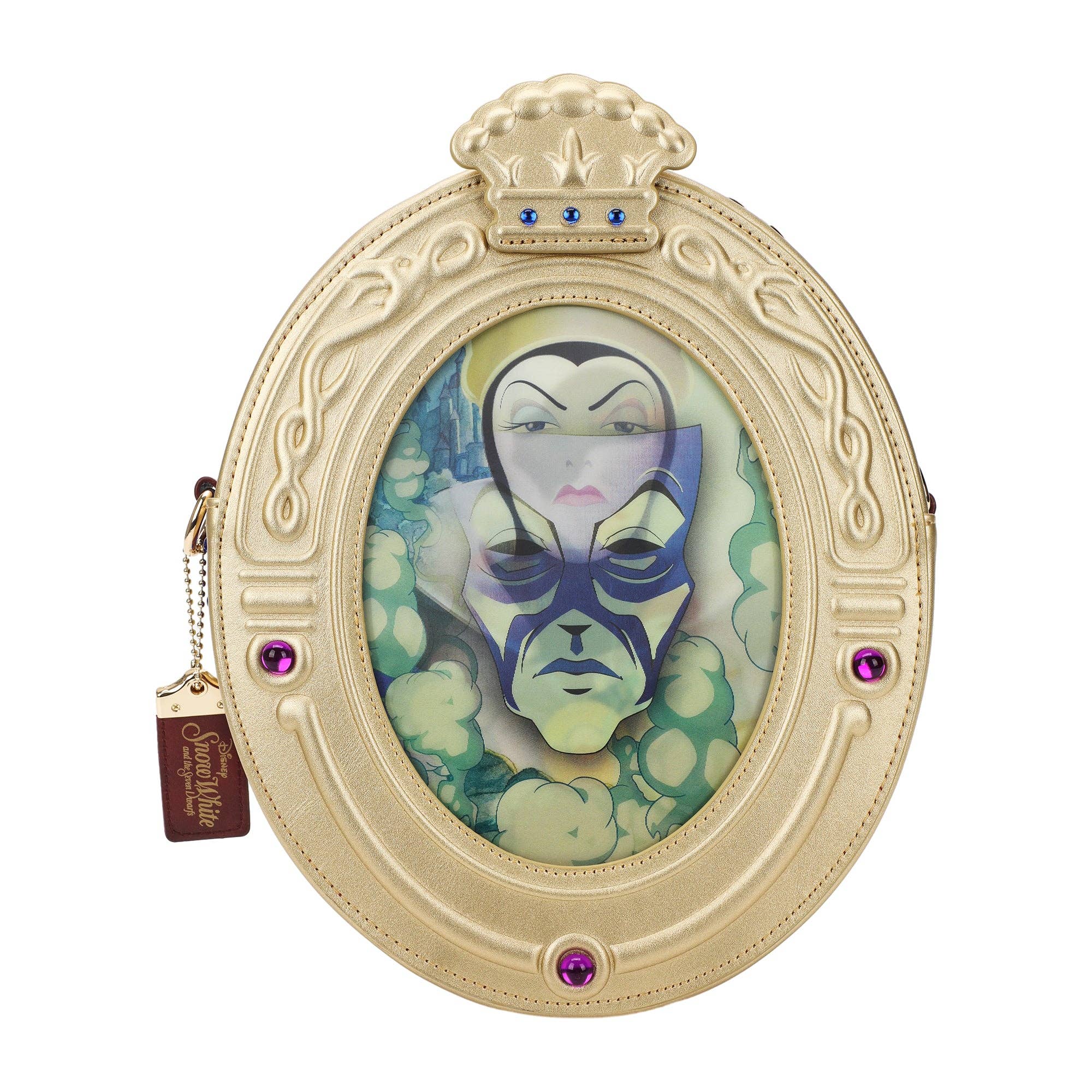 Bioworld Merchandising - Wholesale Crossbody Bag - Women's - Disney's Snow White Magic Mirror 3D Crossbody Novelty Bag1