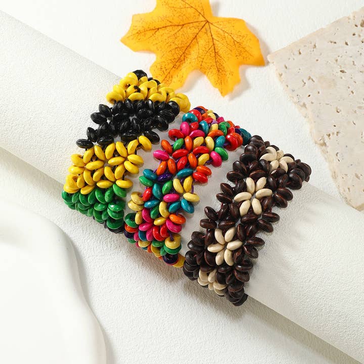 COCONUT SHELL ETHNIC STYLE HANDMADE BRACELET_CWMM4410 for wholesale by ACCITY