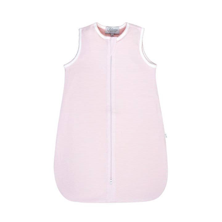 Classic Stripe Double Layer Sleep Sack in Pink for wholesale by Sammy + Nat