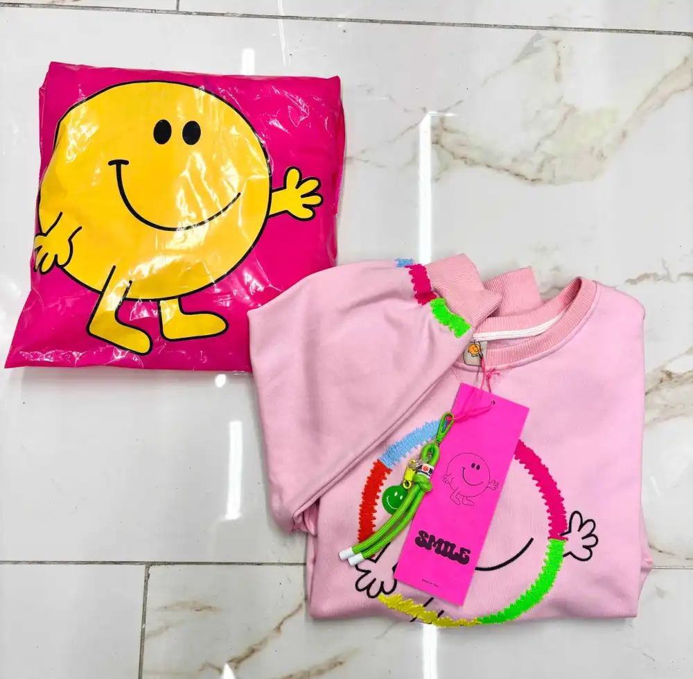 Chilli Girl Collection – wholesale Sweatshirt - Dam – Sweatshirt med rund hals och smileymotiv8