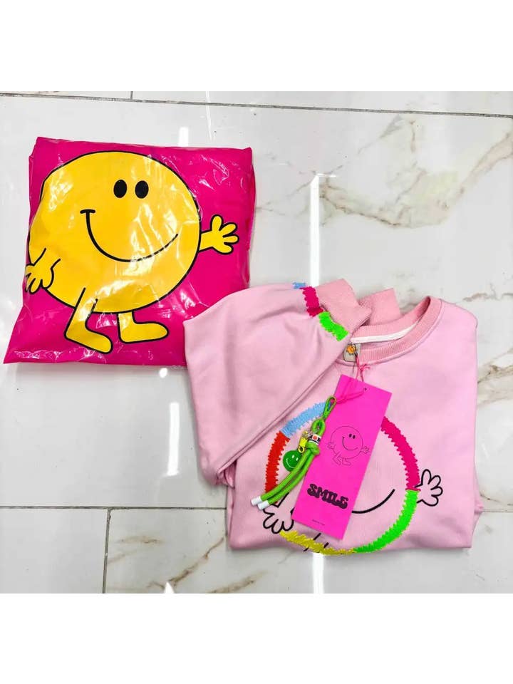 Chilli Girl Collection – wholesale Sweatshirt - Dam – Sweatshirt med rund hals och smileymotiv8