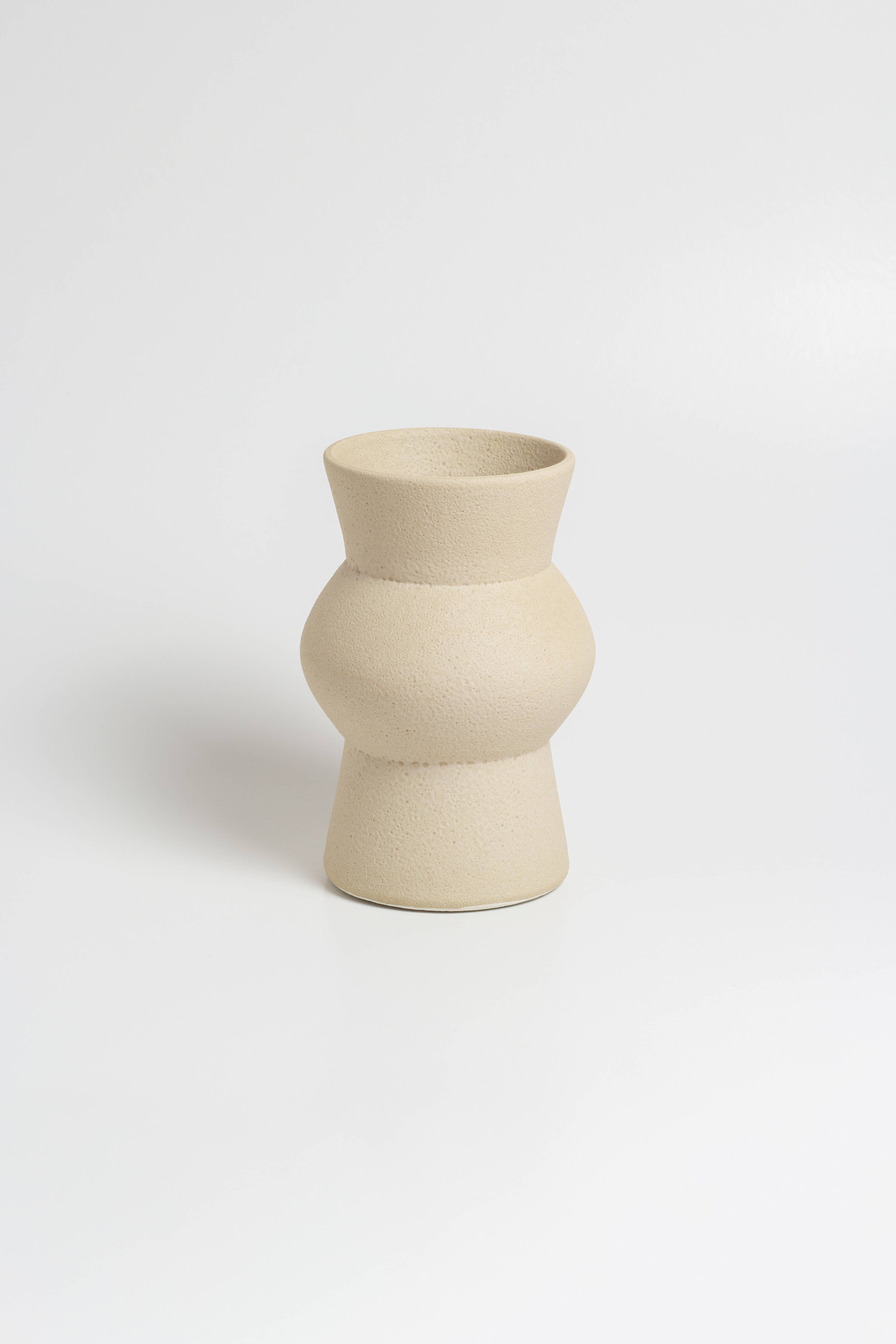 o cactuu - Vendita all'ingrosso Vasi - Vaso in Ceramica Smaltato Crema Melas - Fatto a Mano4