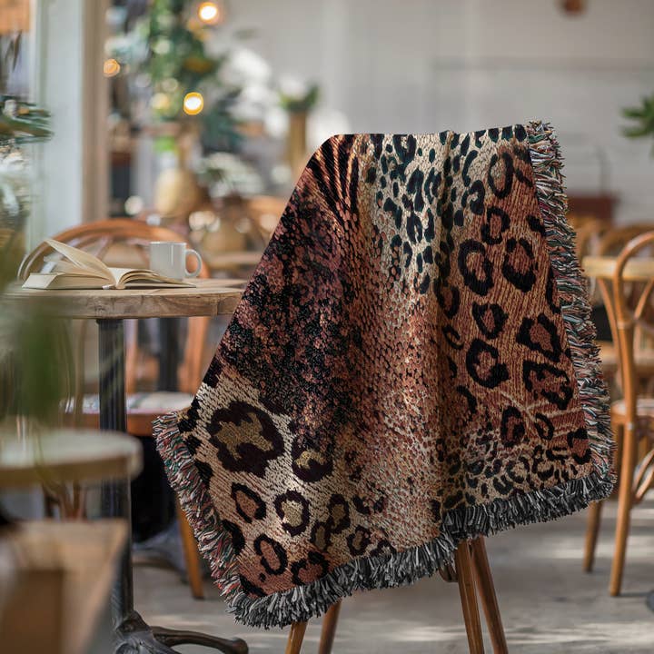 CasaIuliia - Wholesale Throw blanket - Exotic Leopard Print Throw Blanket – Safari Style Home Decor2