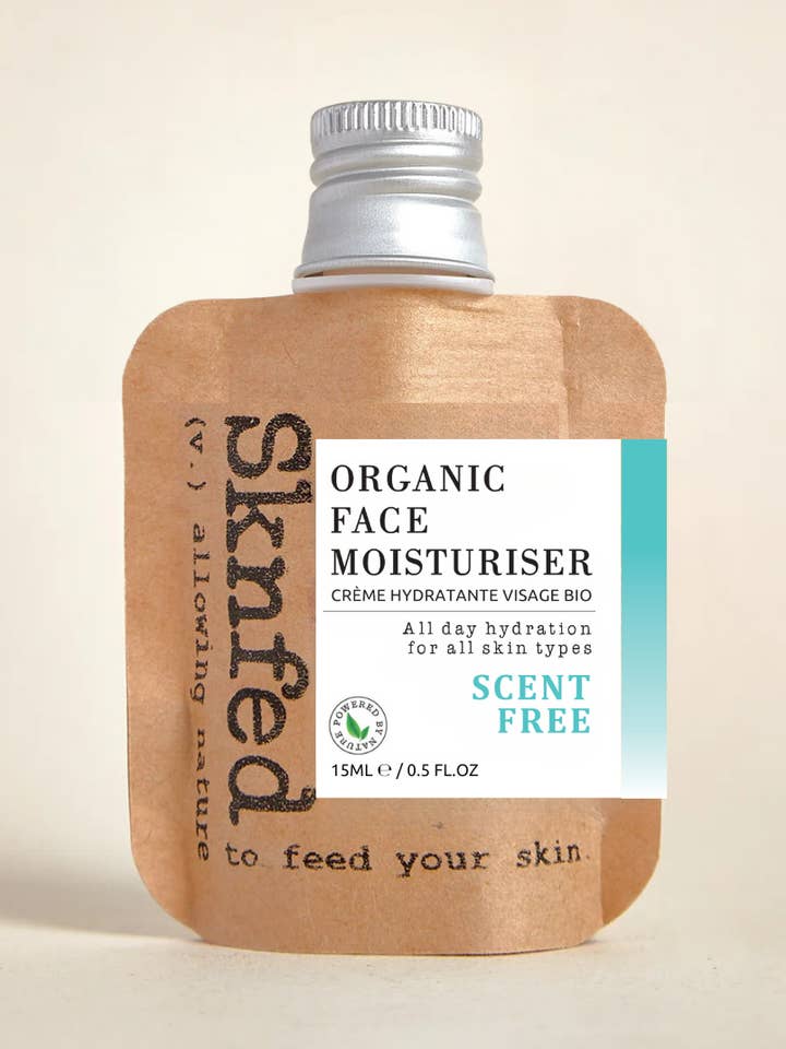 ORGANIC FACE MOISTURISER SCENT FREE - MINIS & TRAVEL for wholesale by Sknfed
