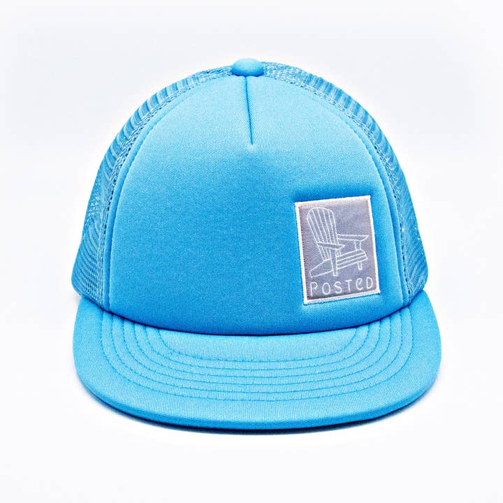 Chapéu azul do camionista do bebê por atacado de Posted