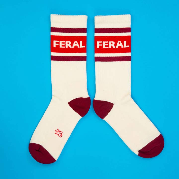 Gumball Poodle - Wholesale Socks - Unisex - Feral Gym Crew Socks