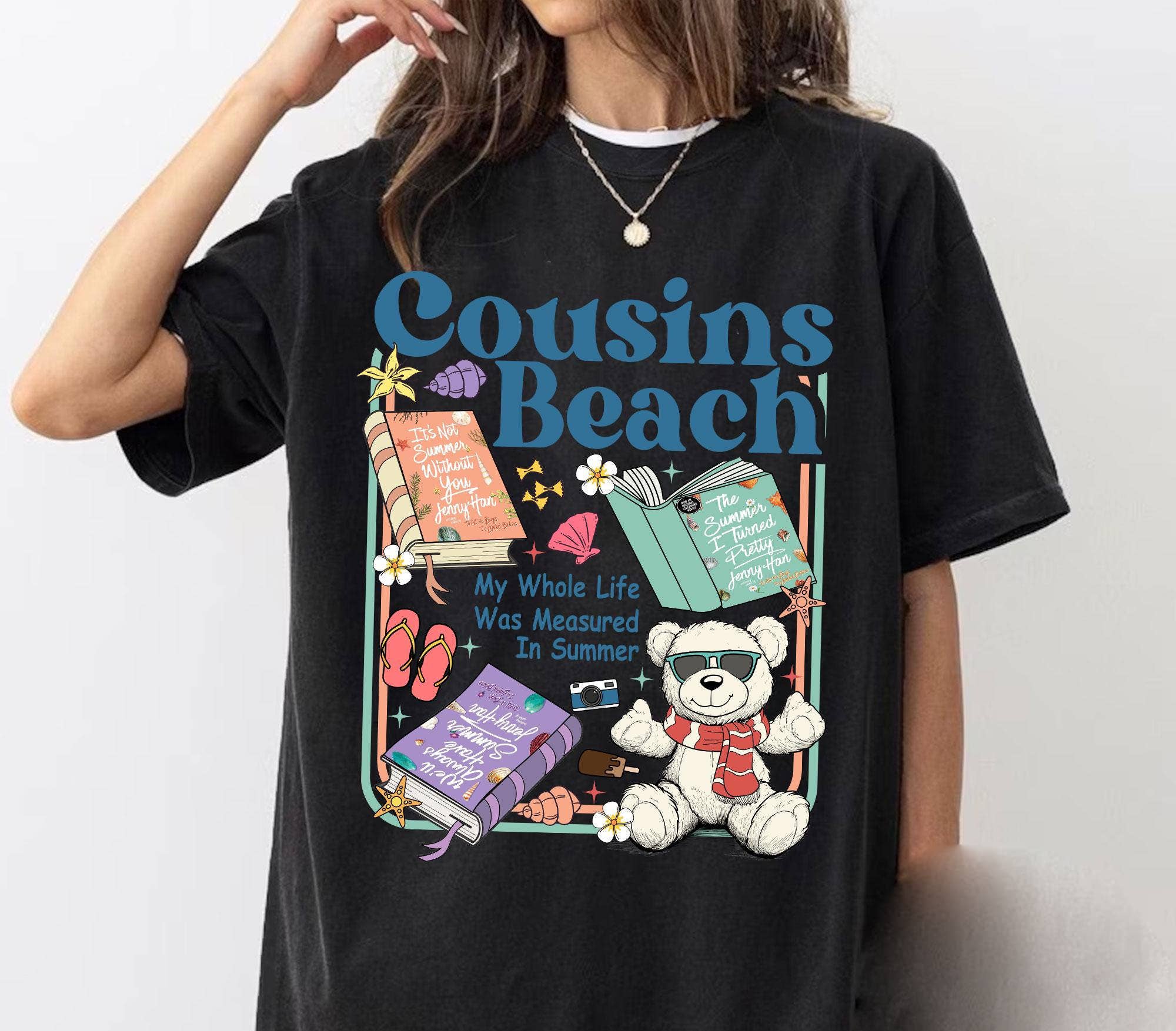 SONDO DESIGN LTD – Engroshandel Grafisk t-shirt - Dame – Sommeren Jeg Blev Smuk Fætre T-shirt, Sommeren Sweatshirt3