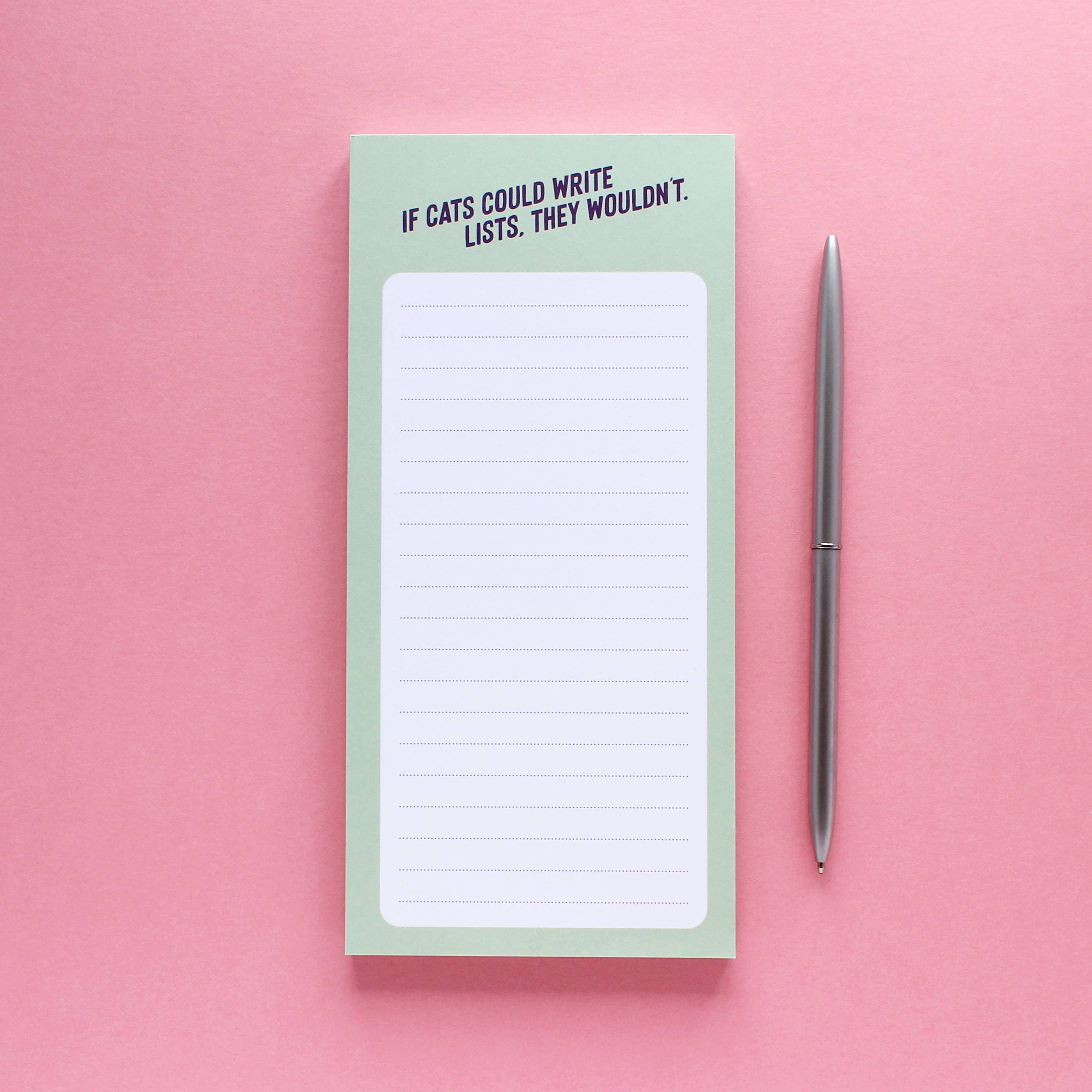 Purple Tree Designs - Wholesale Notepad - If Cats Could DL Lined Notepad, 75 Tear-off Pages5