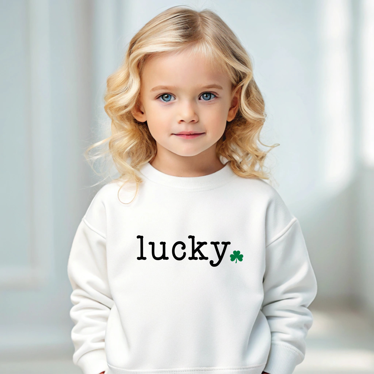 Bump & Beyond Designs - Wholesale Shirt - Kids - Toddler and Kids, Lucky, St. Patrick's Day Sweatshirt0
