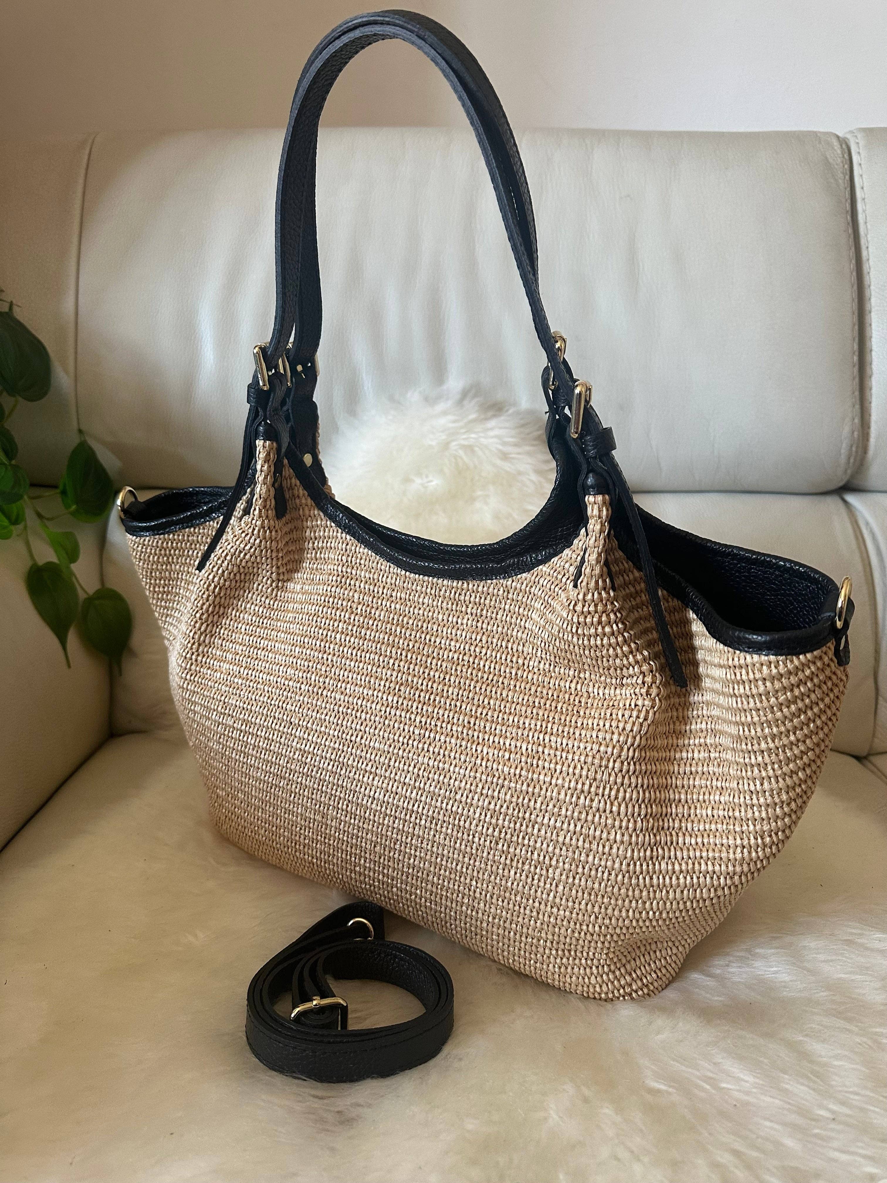 Zhade - Wholesale Shoulder Bag - Women's - THAI - raffia and genuine leather0