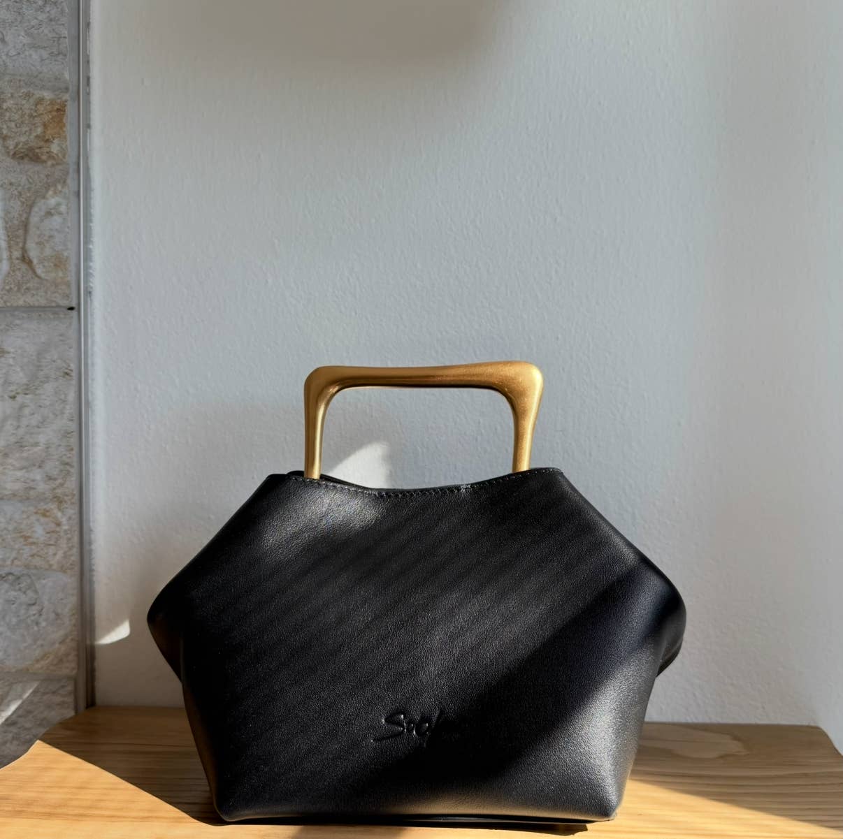 Sook Stainable - Vendita all'ingrosso Borsa con manico - Donna - Sora - Borsa a mano e a spalla in pelle autentica metallizzata16