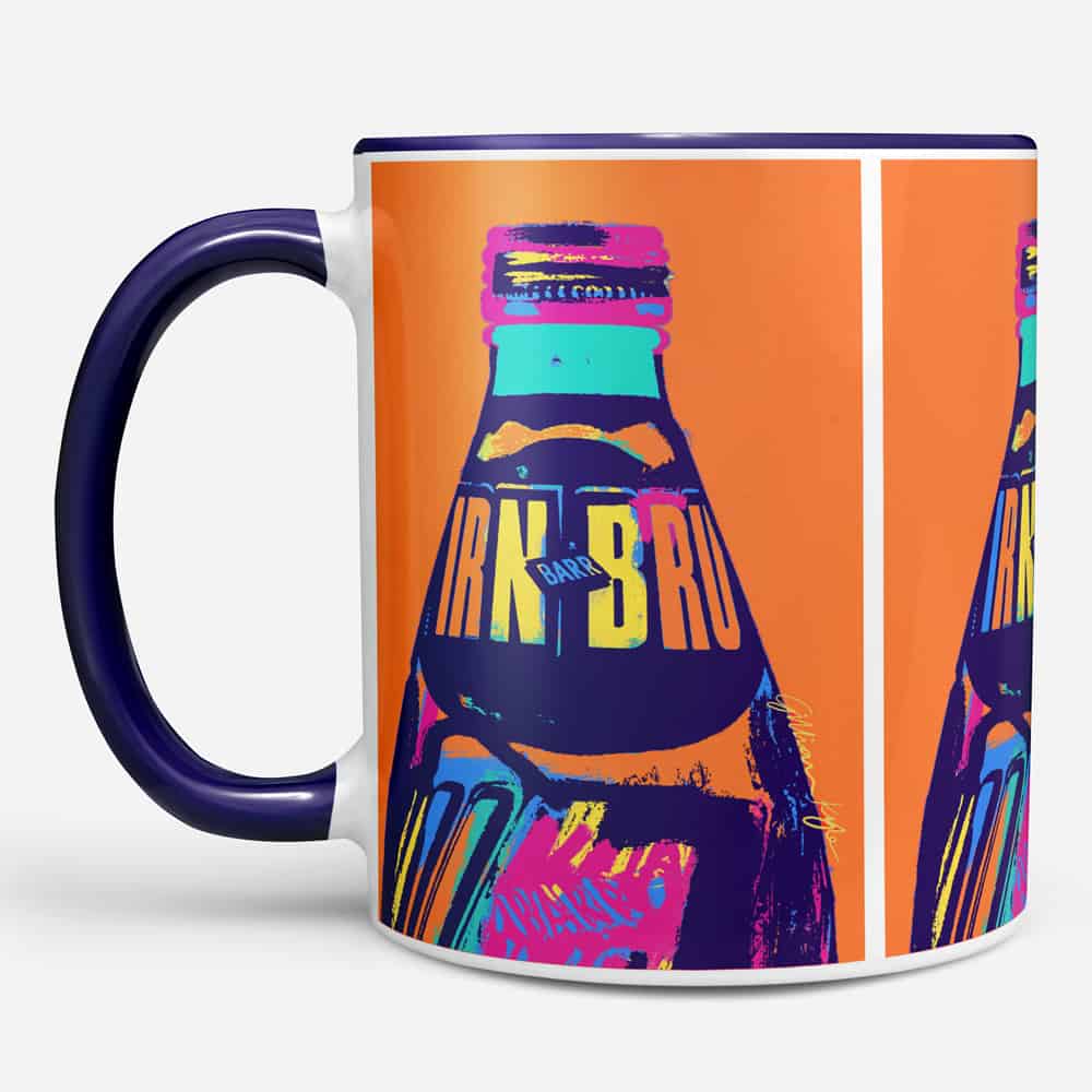 Gillian Kyle – wholesale Kaffekoppar – IRN-BRU Chunky Mugg - Orange0