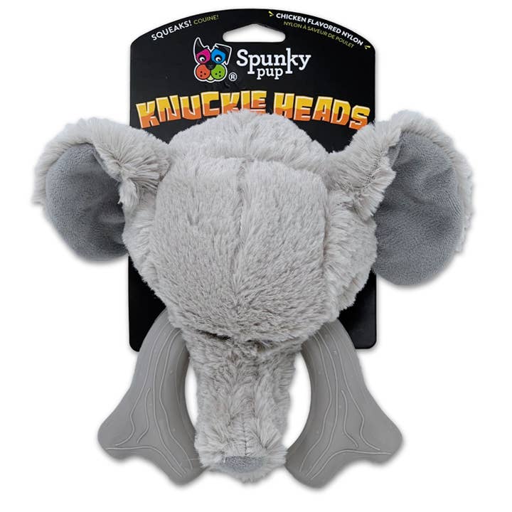 Spunky Pup - Wholesale Pet Plush Toy - Dog - Knuckle Heads - Plush/Nylon Combo 2-in-1 Toy6