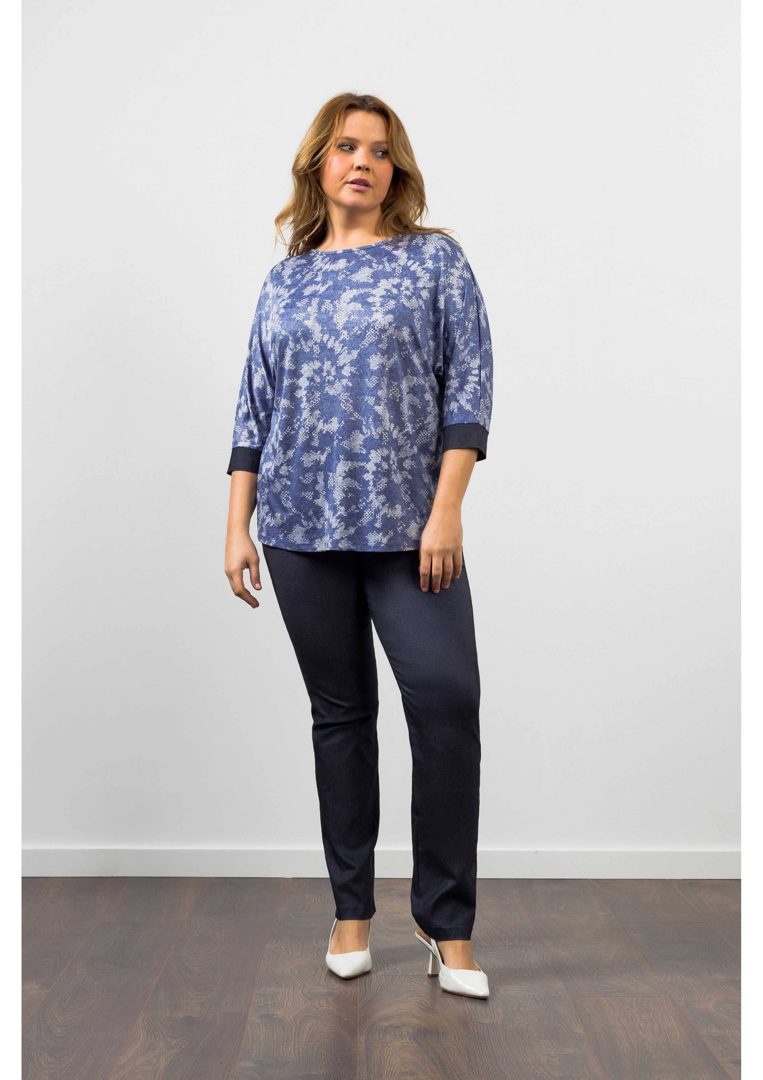 Teresa Cardoso Oliveira - Wholesale Pants - Women's - 253002 - Plain denim trousers Spring Summer Collection Plus Sizes3