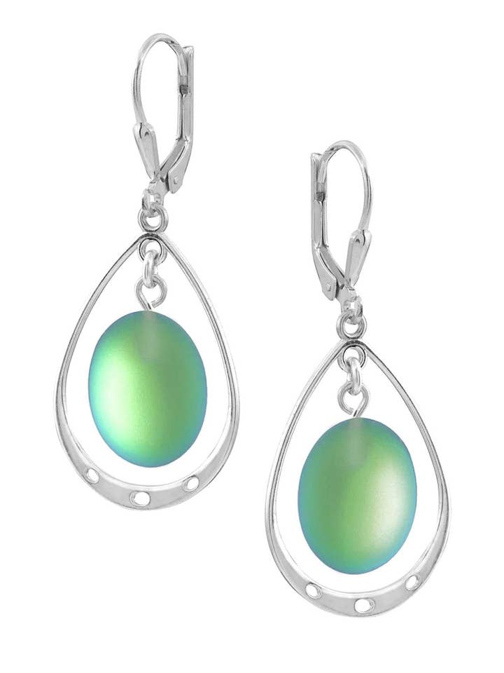 Oval with Loop Earrings for wholesale by LeightWorks