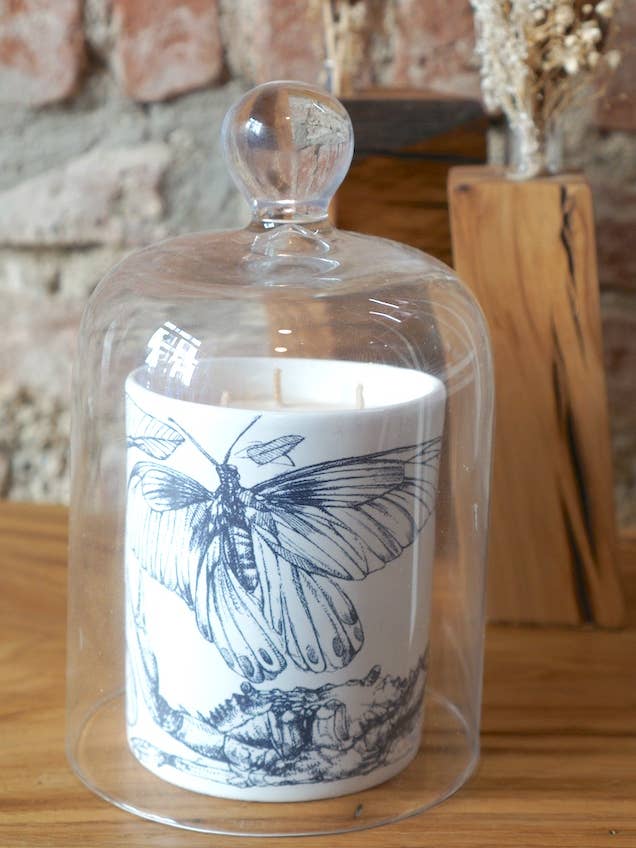 CAREZZE 3-Væge 400gr (14oz) Niche Duftlys i Keramisk Vase for engroshandel hos FESTINA LENTE MILANO