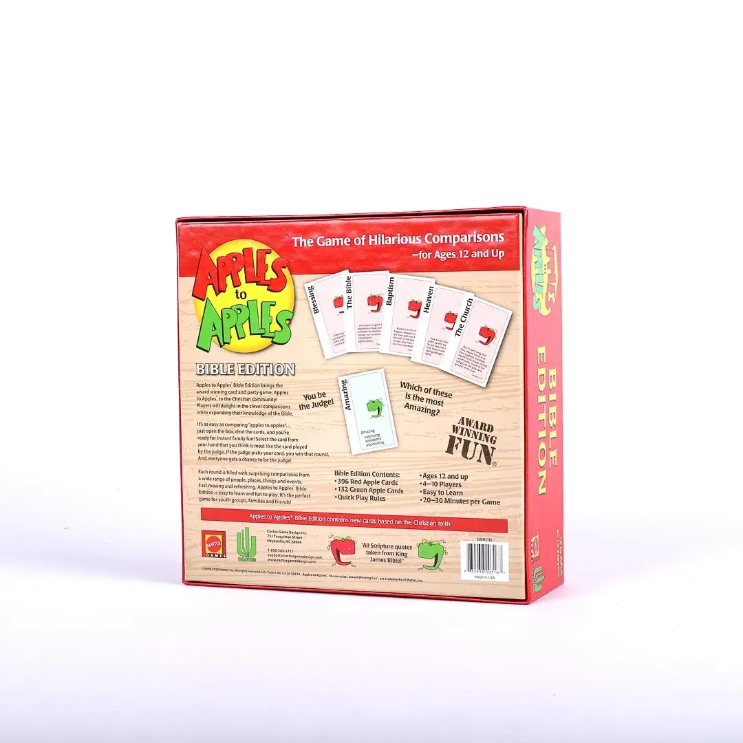 Swanson Christian Products - Vente Jeux de cartes - Jeu - Apples To Apples Édition Bible7