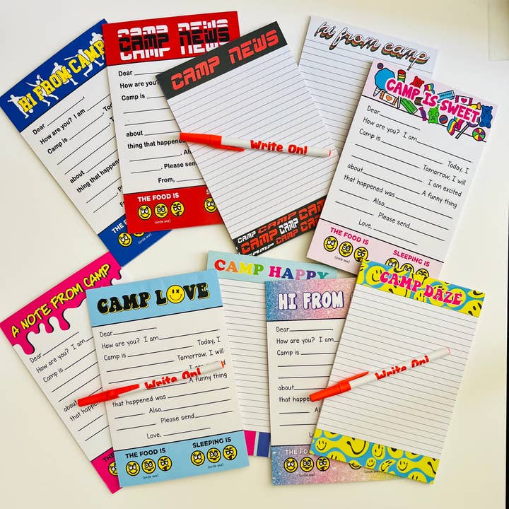 Papelaria de Acampamento - Estilos Variados - 48 Unidades por atacado de Sunny Marshmallow