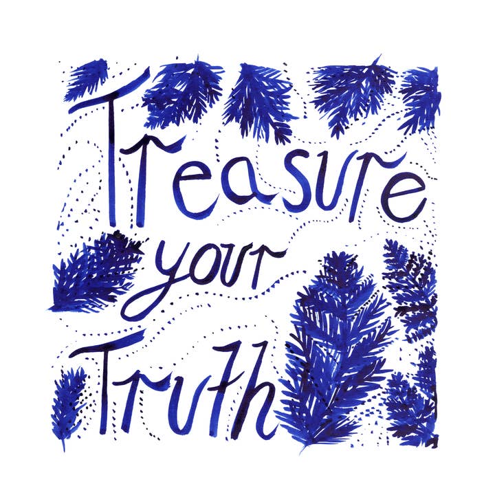 HTDP102 Impression numérique Treasure Your Truth pour la vente par Hayley Potter