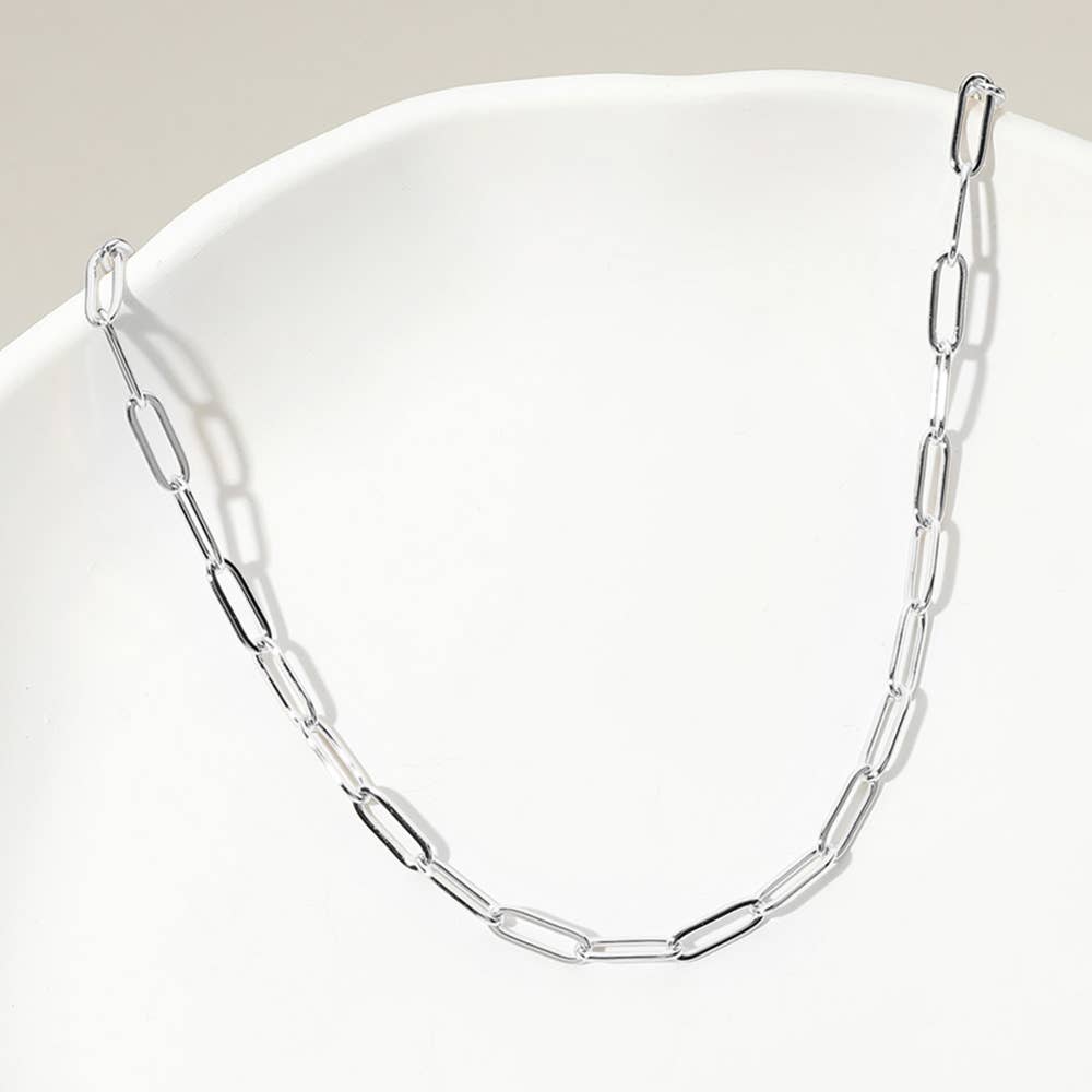 Sensibling Corp. - Wholesale Link & Chain Necklace - Paperclip Chain Necklace2
