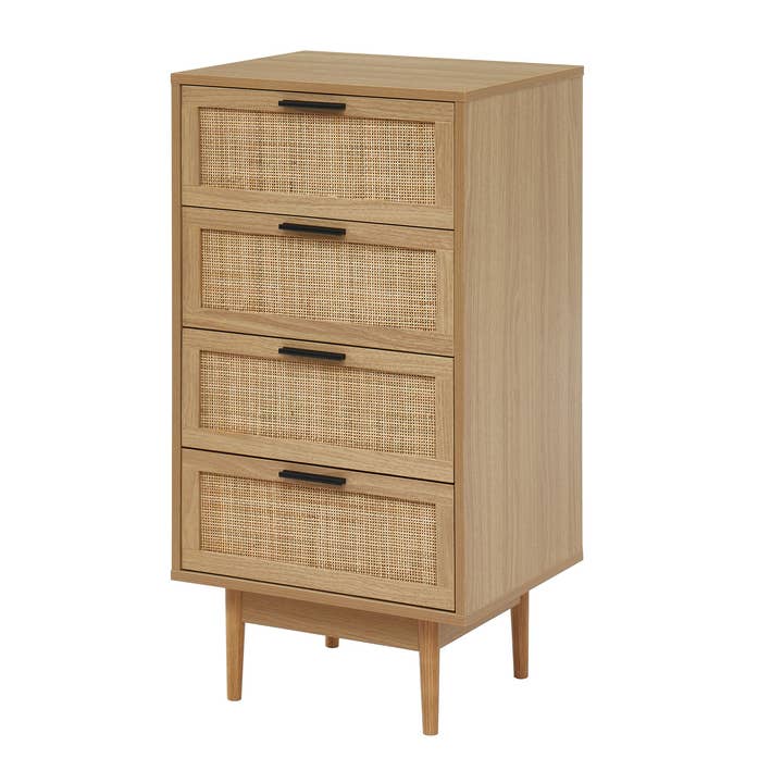 BAITA - Wholesale Bedroom Furniture - AMANA rattan cane 4-drawer chest