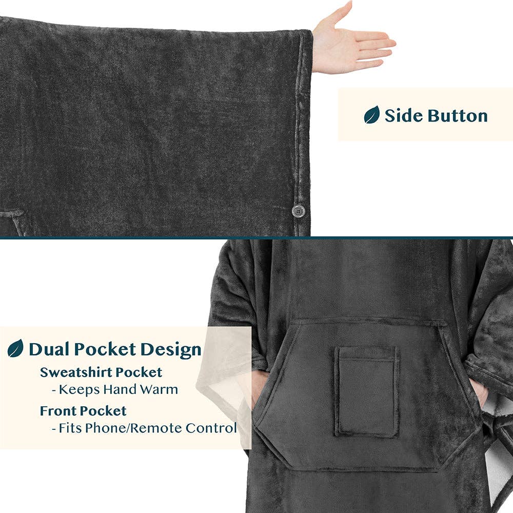 Pavilia - Wholesale Poncho - Women's - Neck Warmer Hooded Poncho Blanket70