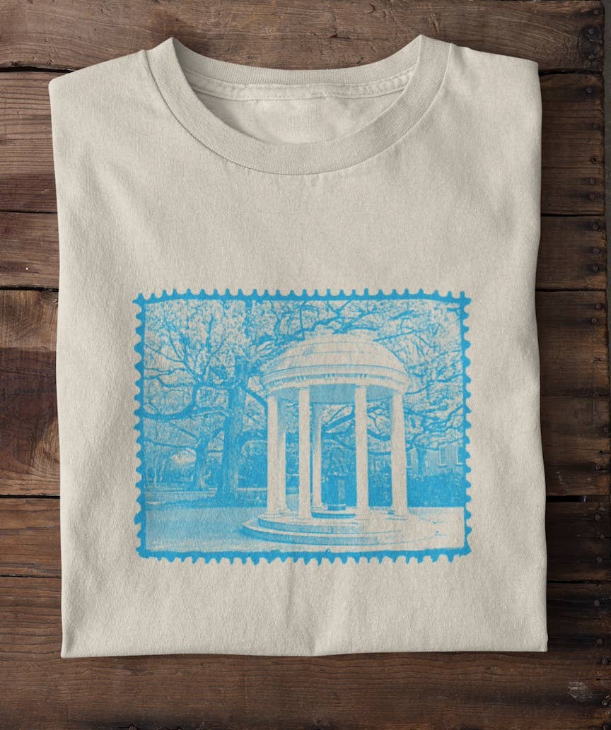 NATURAL UNC Old Well Stamp Shirt for wholesale on Faire0