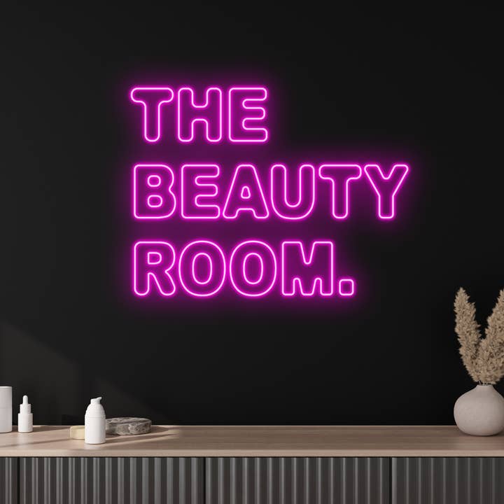 The Beauty Room Neon Sign, Hair Salon Beauty Spa Wall Decor for wholesale by Glow Neon