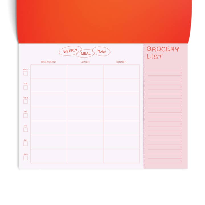 Papier - Wholesale Planner - Weekly Meal Planner & Grocery List, Undated - Tomatoes2