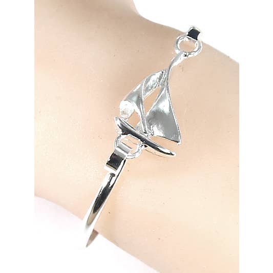 FR3978 Yacht Sailboat Casting Brass Bangle Metal Bracelet for wholesale by 0011 PREMIERE