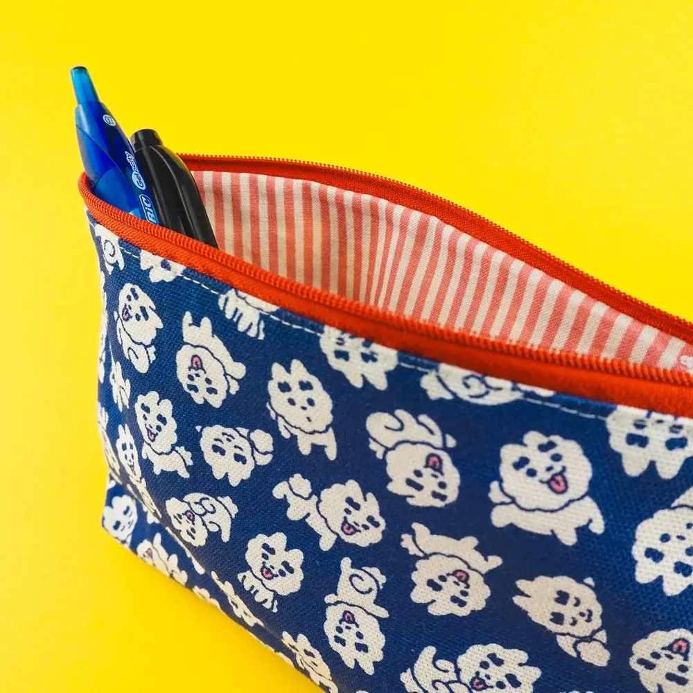 Yeaaah! Studio - Wholesale Pouch - Women's - Large "Croissant" fabric pouch - Limited edition1