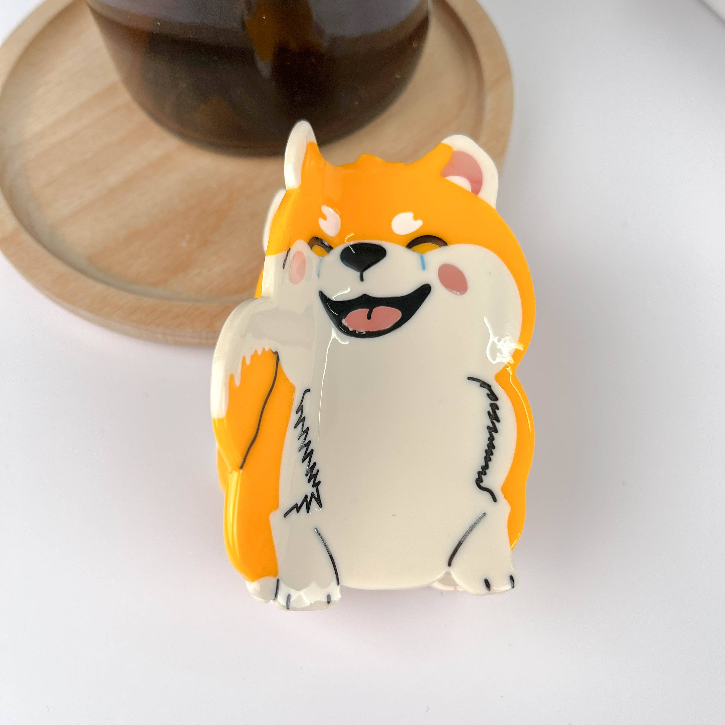 TheDivaSoap - Wholesale Hair Clip - Women's - Shiba Inu Hair Clip,Dog Claw Clips1