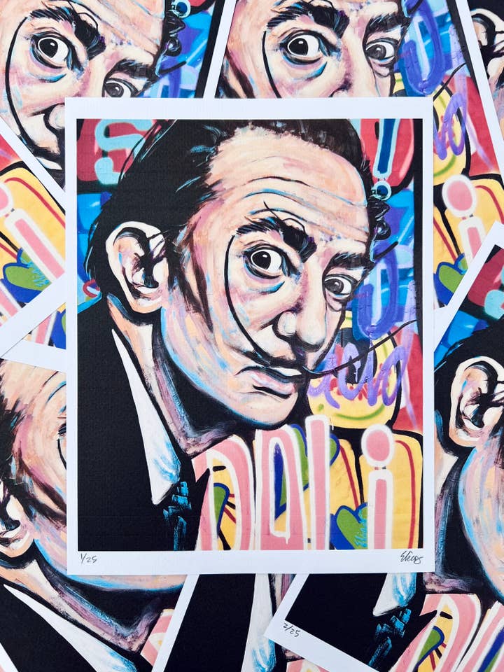 Salvador Dali Art Print for wholesale by Elias Reynolds Art