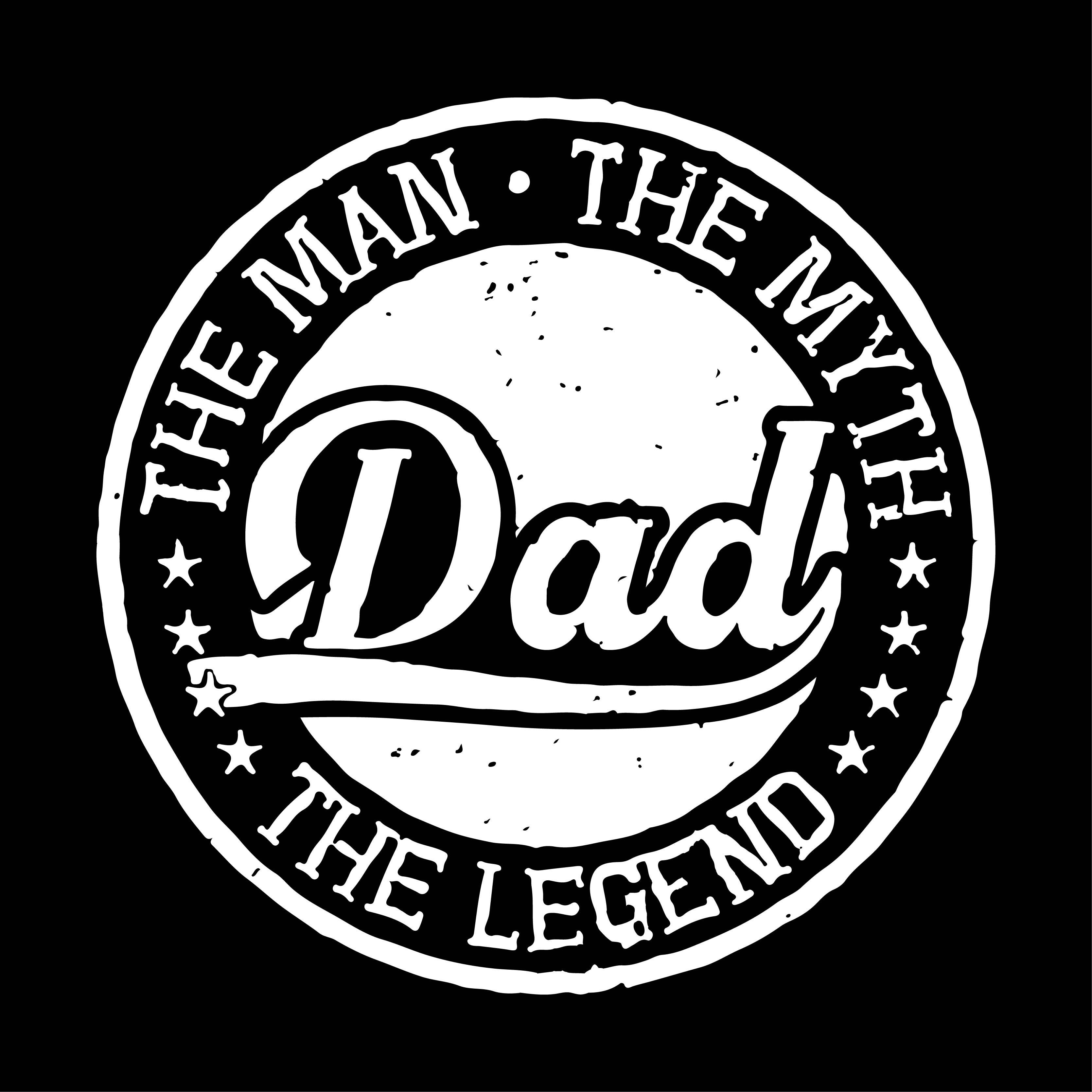 Feelin Good Tees - Wholesale Screen Printed T-Shirt - Men's - The Man The Myth Dad The Legend24