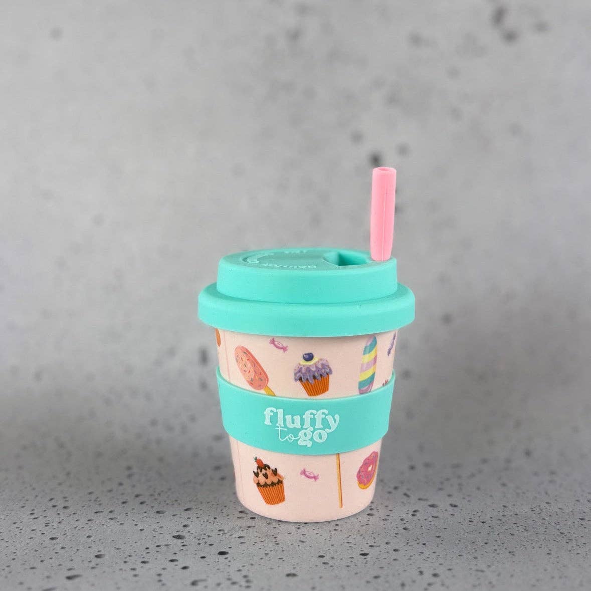 Fluffy To Go - Wholesale Drinking glass/cup – Kids & Baby - CANDYLAND FLUFFY CUP