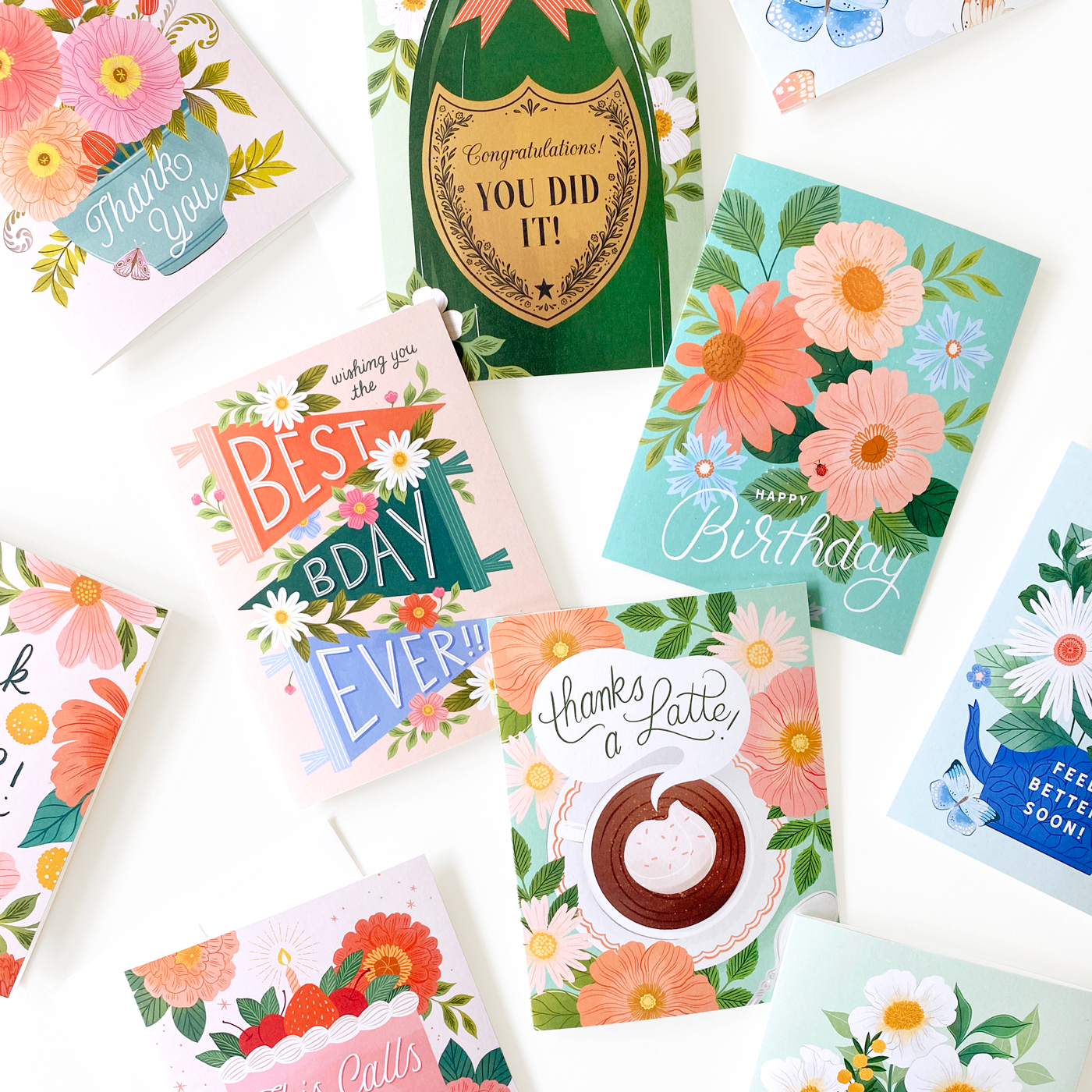 Paper Raven Co. - Wholesale Thank You Card - Thanks a Latte Card6