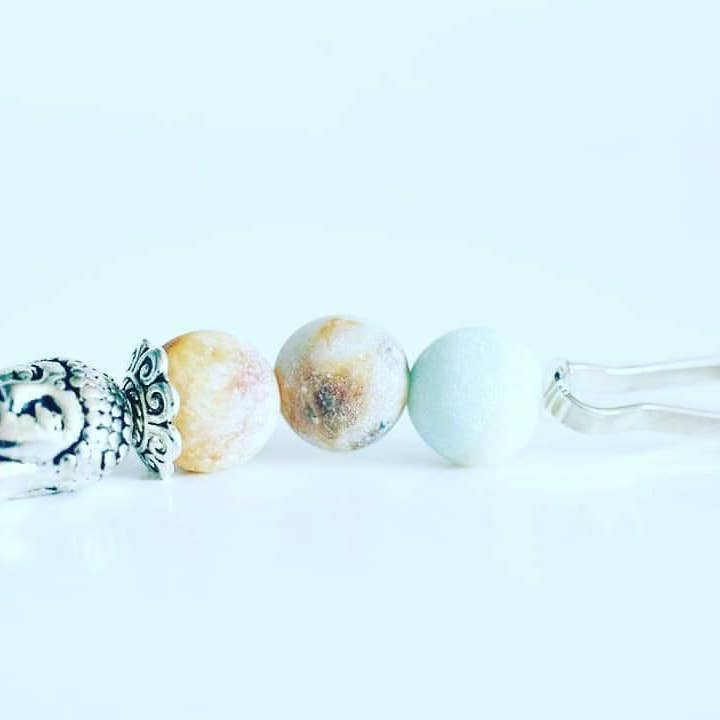 Porte-clés Amazonite pour la vente par ZenMalas